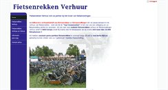 Desktop Screenshot of fietsenrekken-verhuur.nl